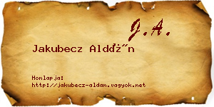 Jakubecz Aldán névjegykártya